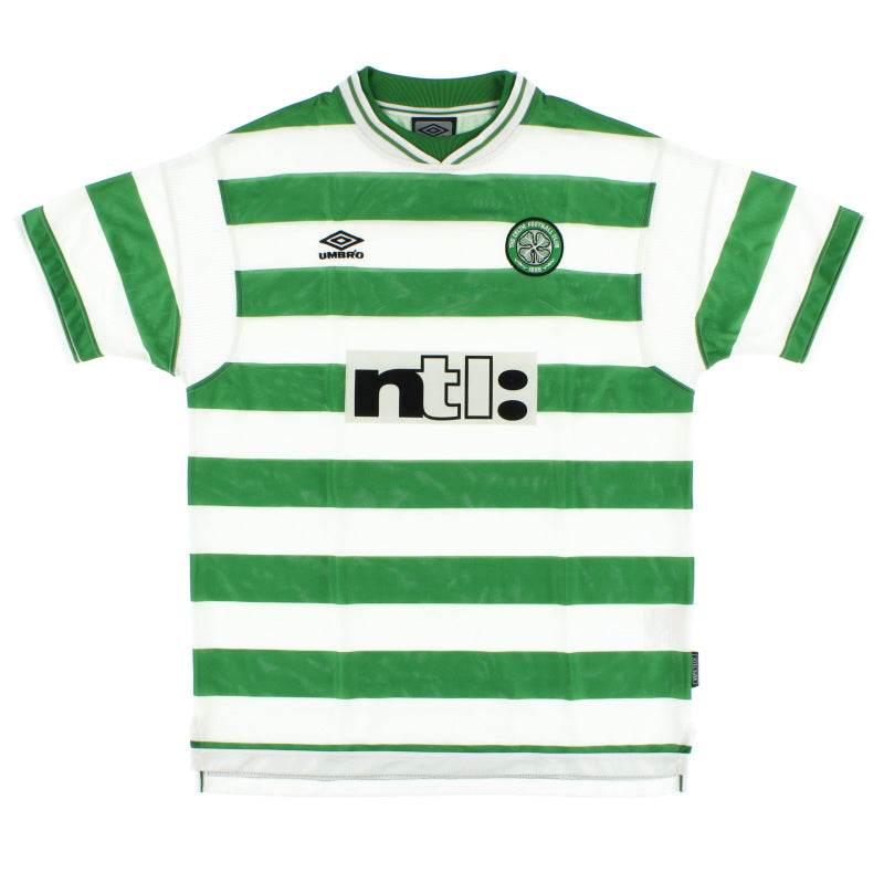 1999-01 Celtic Home Shirt *Mint* XL Football Shirt