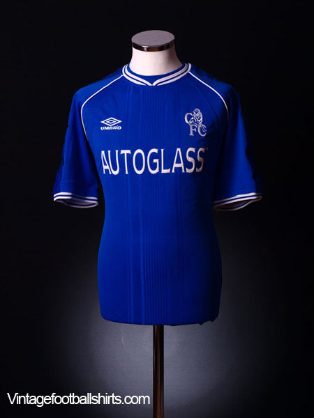 1999-01 Chelsea Home Shirt *Mint* XXL Football Shirt