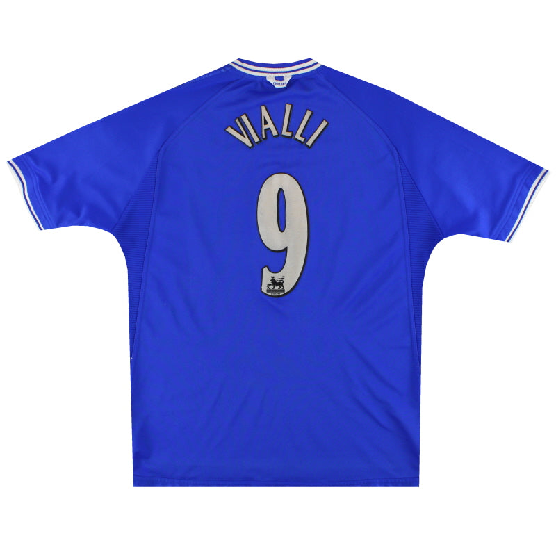 1999-01 Chelsea Umbro Home Shirt Vialli #9 XL | Vintage Football