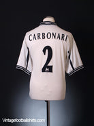 1999-01 Derby County Home Shirt Carbonari #2 L Football Shirt