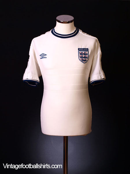 1999-01 England Home Shirt XL | Vintage Football Shirts
