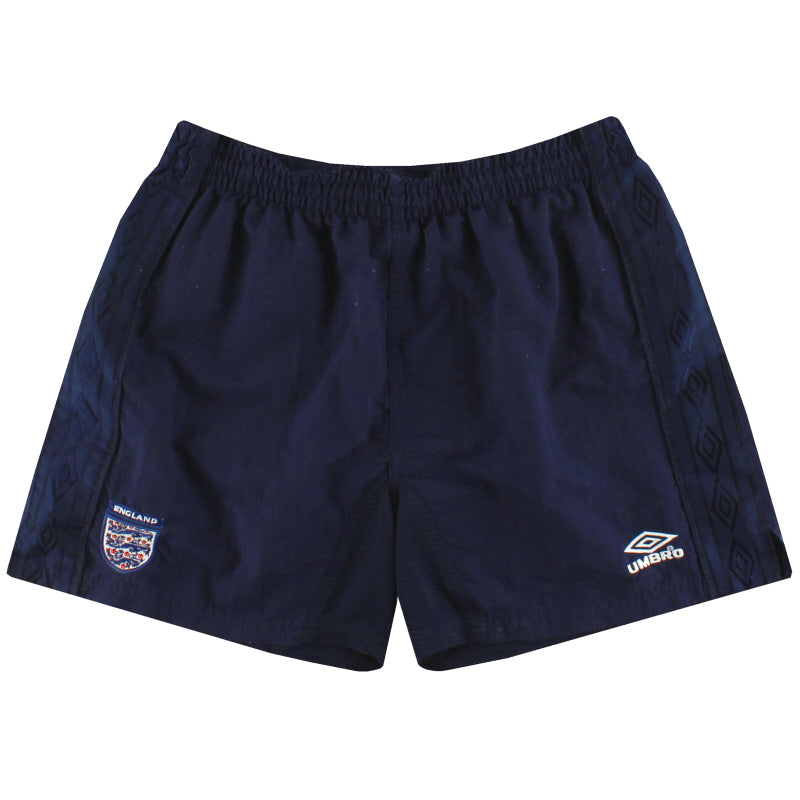 1999-01 England Umbro Home Shorts L Football Shorts