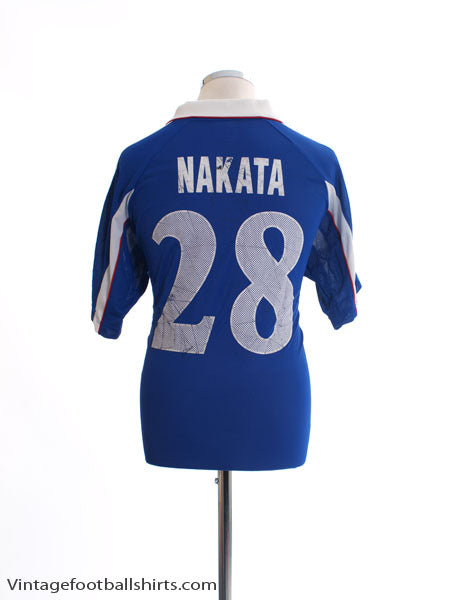 1999-01 Japan Home Shirt Nakata #28 L Football Shirt