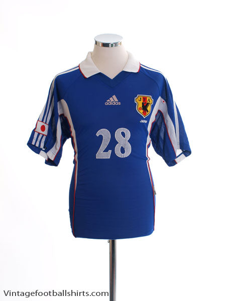 1999-01 Japan Home Shirt Nakata #28 L | Vintage Football Shirts