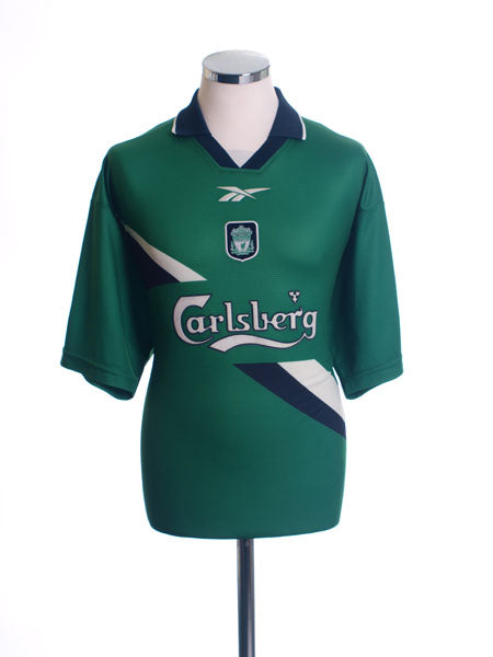1999-01 Liverpool Away Shirt M Football Shirt