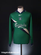 1999-01 Liverpool Away Shirt *As new* L/S M Football Shirt