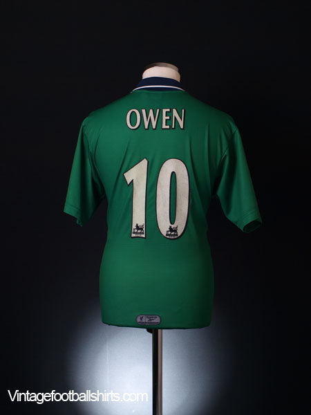 1999-01 Liverpool Away Shirt Owen #10 S Football Shirt