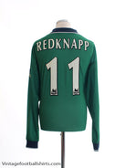 1999-01 Liverpool Away Shirt Redknapp #11 L/S XL Football Shirt