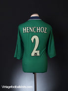 1999-01 Liverpool Match Issue Away Shirt Henchoz #2 XL Football Shirt