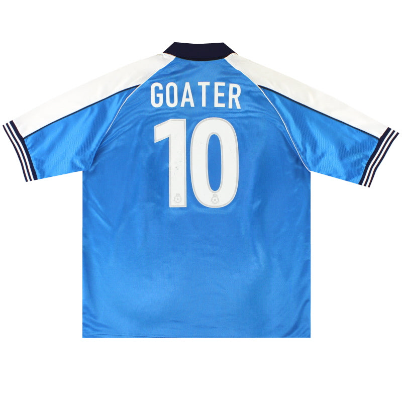 1999-01 Manchester City Le Coq Sportif Home Shirt Goater #10 L Football Shirt