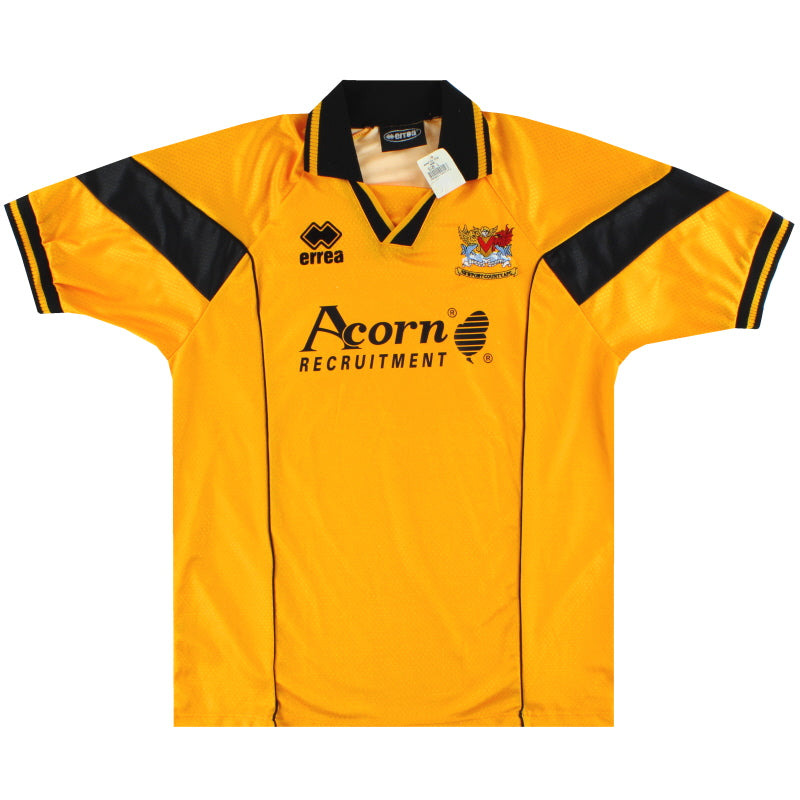 1999-01 Newport County Errea Home Shirt *w/tags* L Football Shirt