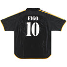 1999-01 Real Madrid adidas Away Shirt Figo #10 XL Football Shirt