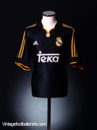 1999-01 Real Madrid Away Shirt M Football Shirt