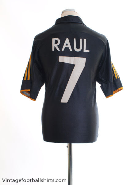 1999-01 Real Madrid Away Shirt Raul #7 M Football Shirt