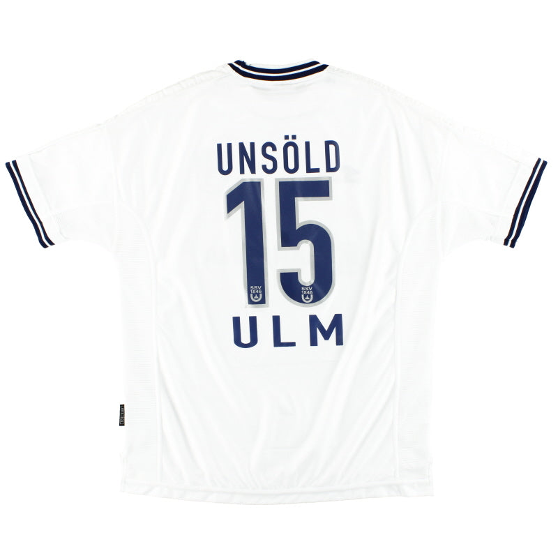 1999-01 SSV Ulm Umbro Home Shirt Unsöld #15 *Mint* XXL Football Shirt