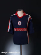 1999-01 Stoke City Away Shirt L Football Shirt