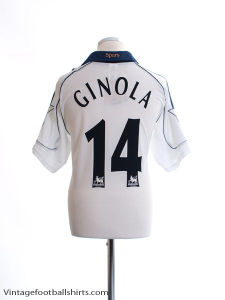 1999-01 Tottenham Home Shirt Ginola #14 *BNWT* M Football Shirt