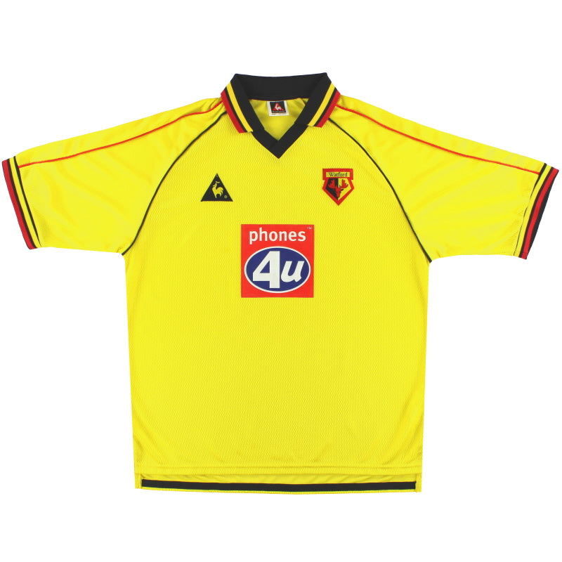 1999-01 Watford Le Coq Sportif Home Shirt *As New* S Football Shirt