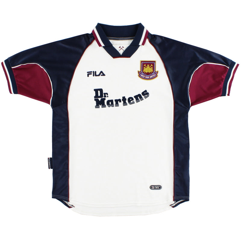 FILA ウエストハム99年～アウェイモデル 1999-01 West Ham Fila Away Shirt M | Vintage Football Shirts