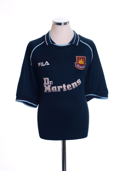 Ham United Soccer Jersey West Ham Dr Martens Fila 1999-01 West Ham