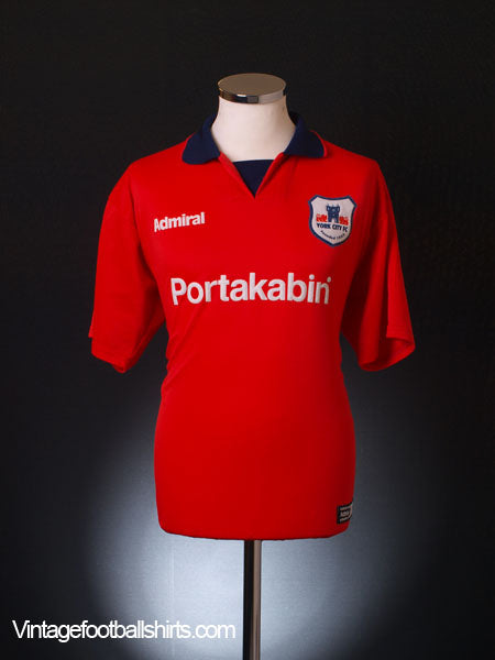 1999-01 York City Home Shirt L Football Shirt