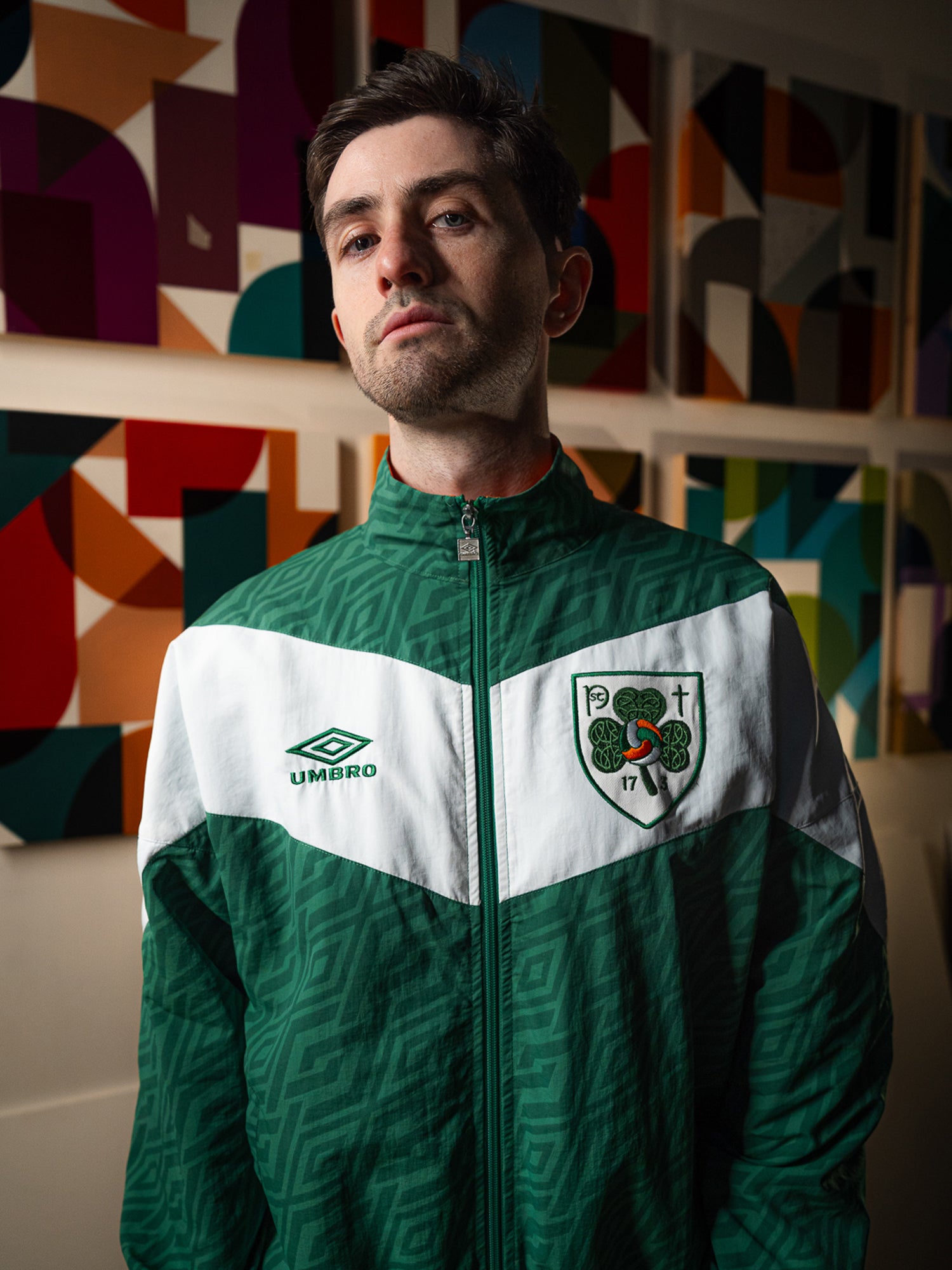 2026 Ireland Umbro 17-3 'St Patrick's Day' Track Jacket *BNIB