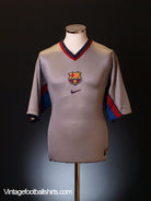 2000-01 Barcelona Away Shirt XL Football Shirt