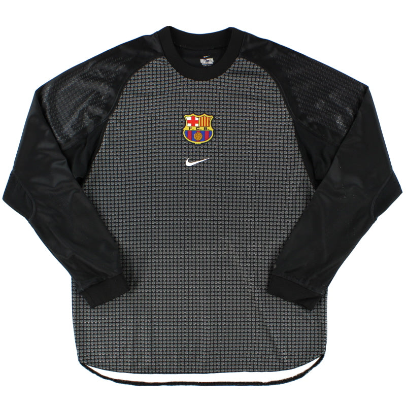 2000-01 Barcelona Goalkeeper Shirt L Football Shirt
