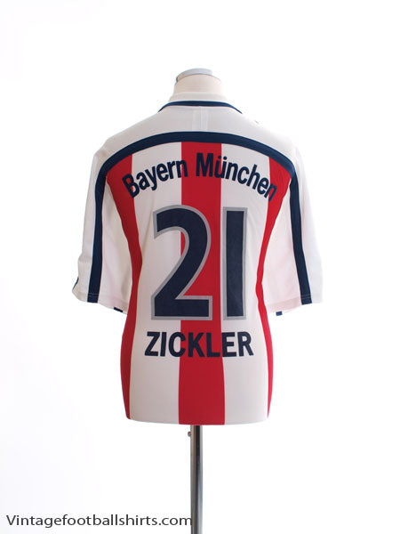 2000-01 Bayern Munich Away Shirt Zickler #21 XL Football Shirt