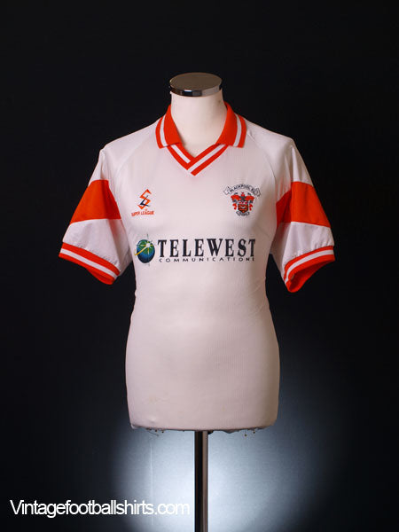 2000-01 Blackpool Away Shirt M Football Shirt