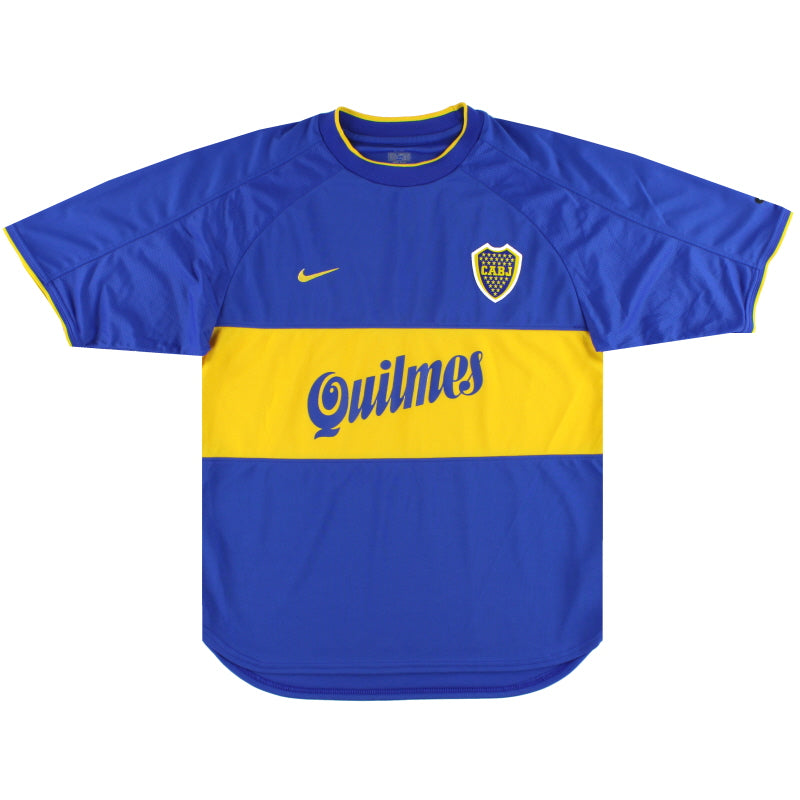 2000-01 Boca Juniors Nike Home Shirt M Football Shirt