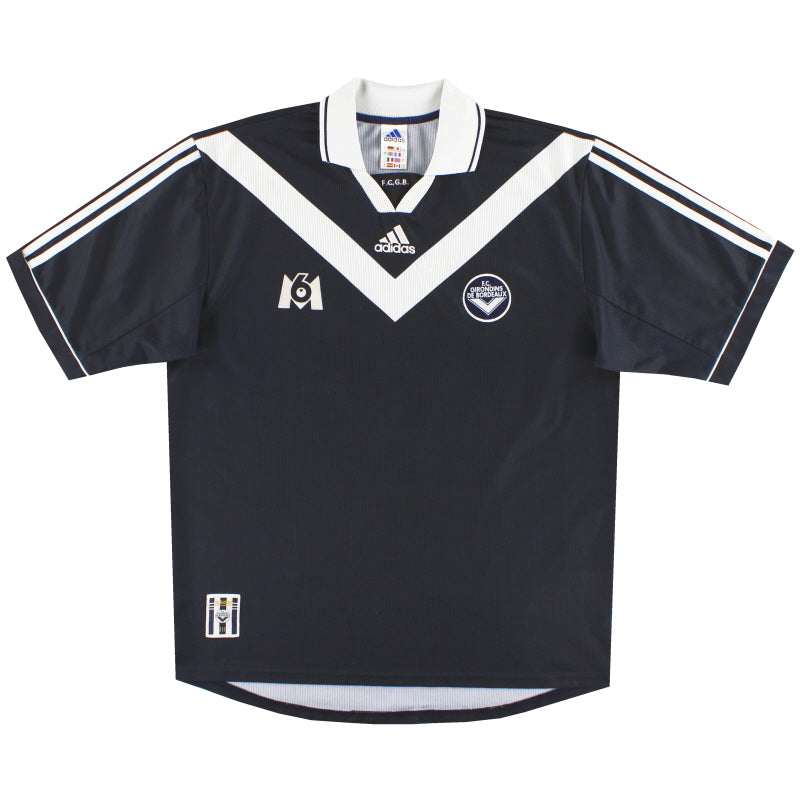 2000-01 Bordeaux adidas Home Shirt L Football Shirt