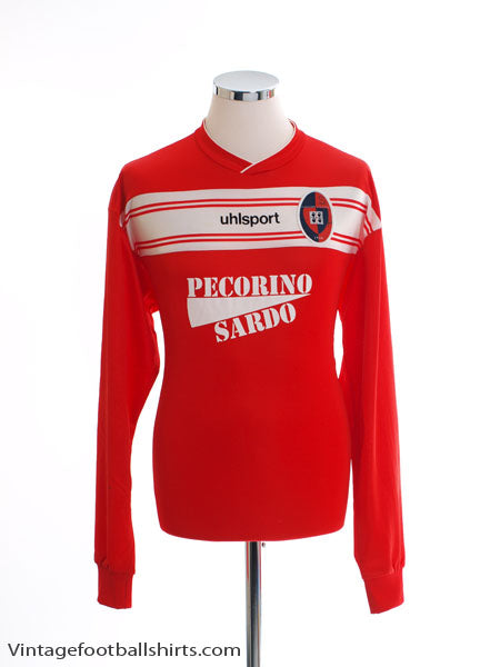 2000-01 Cagliari uhlsport Training Top L Football Shirt