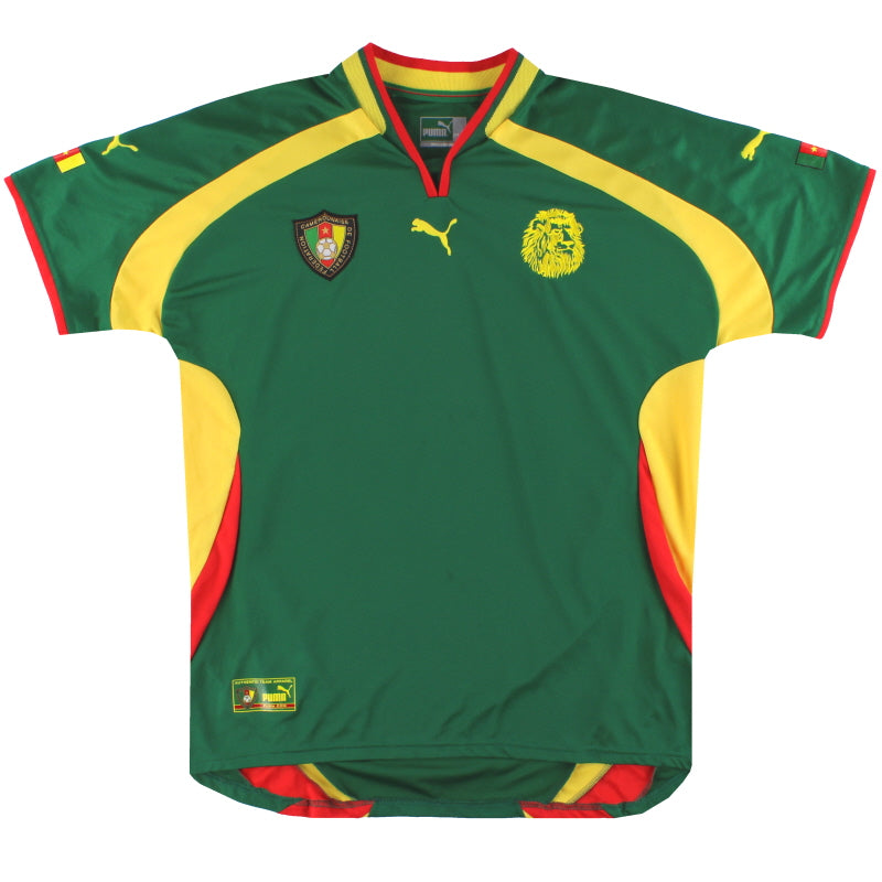 2000-01 Cameroon Puma Home Shirt XL Football Shirt