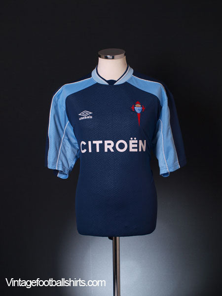 2000-01 Celta Vigo Away Shirt XL Football Shirt