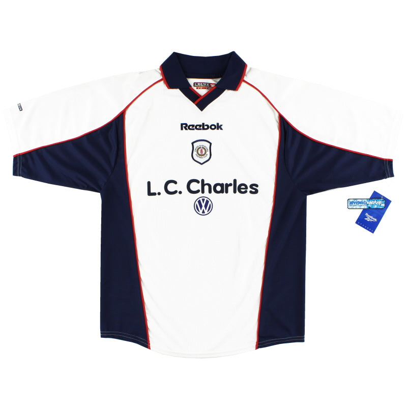 2000-01 Crewe Alexandra Away Shirt *w/tags* M Football Shirt