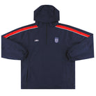 2000-01 England Umbro 1/2 Zip Top L Football Shirt