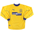 2000-01 Everton Puma Away Shirt L/S M Football Shirt