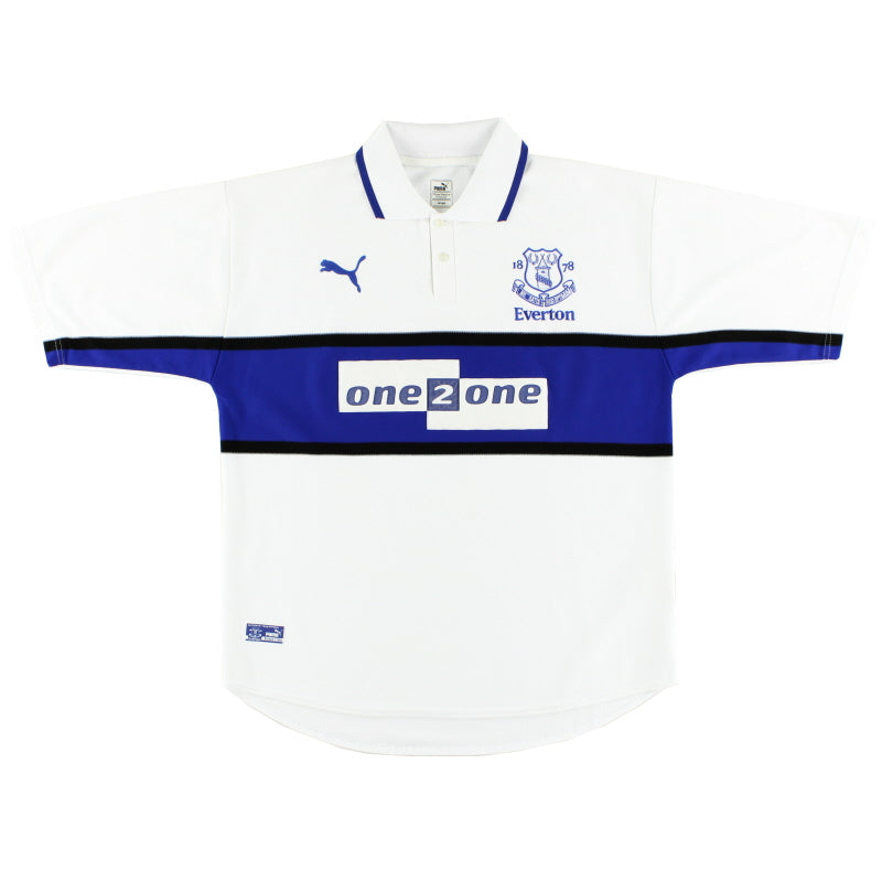 2000-01 Everton Puma Third Shirt L Football Shirt