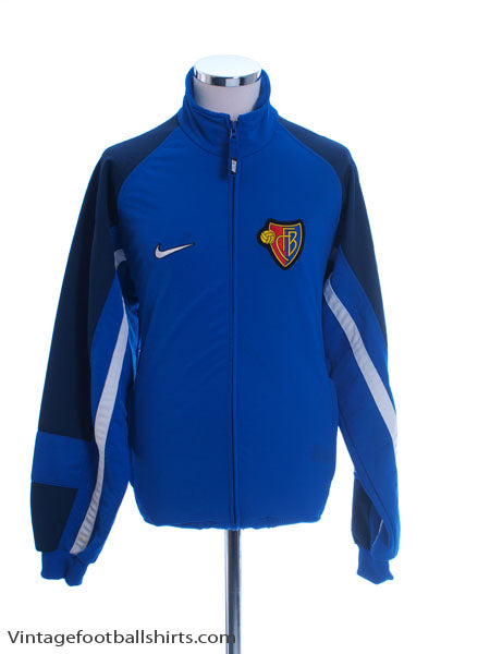 2000-01 FC Basel Nike Training Jacket M Jacket