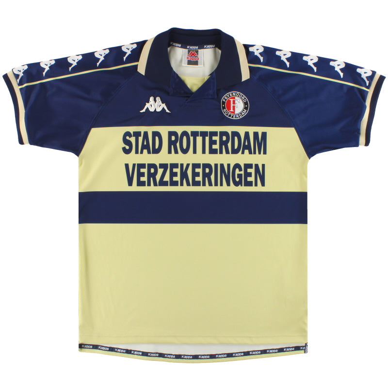 2000-01 Feyenoord Kappa Away Shirt L | Vintage Football Shirts