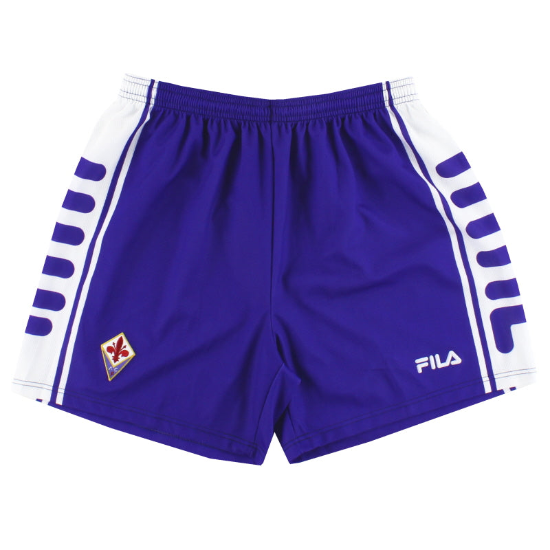 2000-01 Fiorentina Fila Home Shorts L Football Shorts