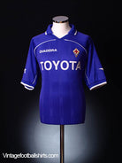 2000-01 Fiorentina Home Shirt L Football Shirt