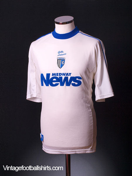 2000-01 GillinghamAway Shirt  L Football Shirt