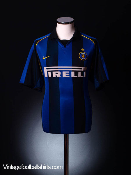 2001-02 Inter Milan Home Shirt XXL | Vintage Football Shirts