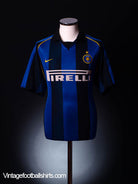 2001-02 Inter Milan Home Shirt XL Football Shirt