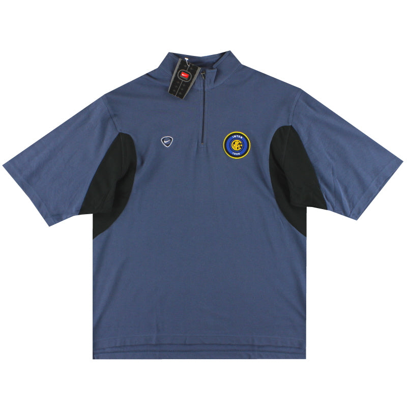 2000-01 Inter Milan Nike 1/2 Zip Training Top *w/tags* L Football Shirt