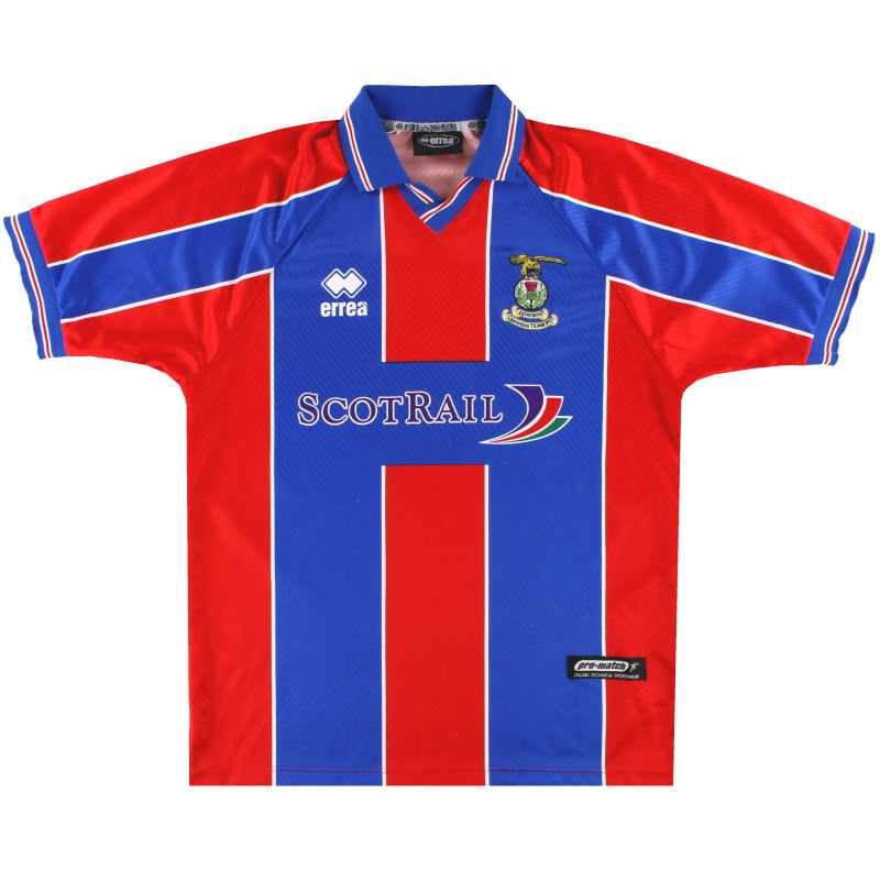 2000-01 Inverness Caledonian Thistle Errea Home Shirt L Football Shirt