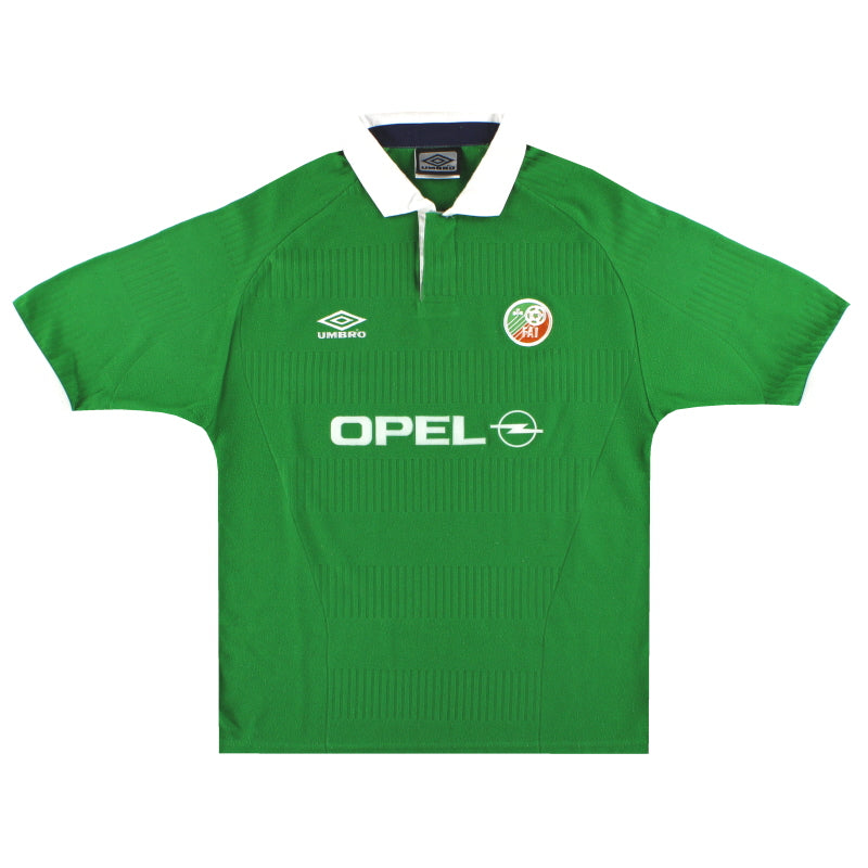 2000-01 Ireland Umbro Home Shirt M Football Shirt