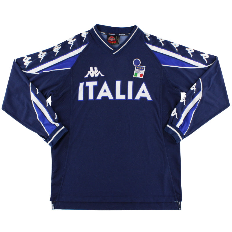 2000-01 Italy Kappa Training Shirt L | Vintage Football Shirts